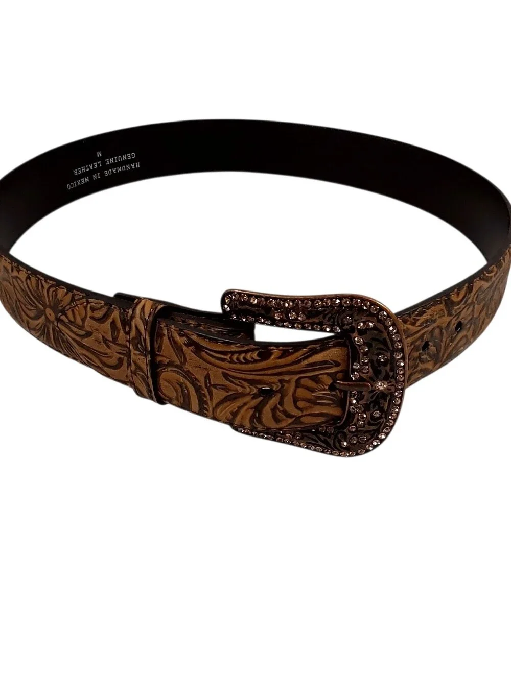 Shyanne Floral Embossed Western Belt